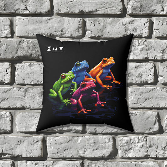 G Frogs Unite Pillow