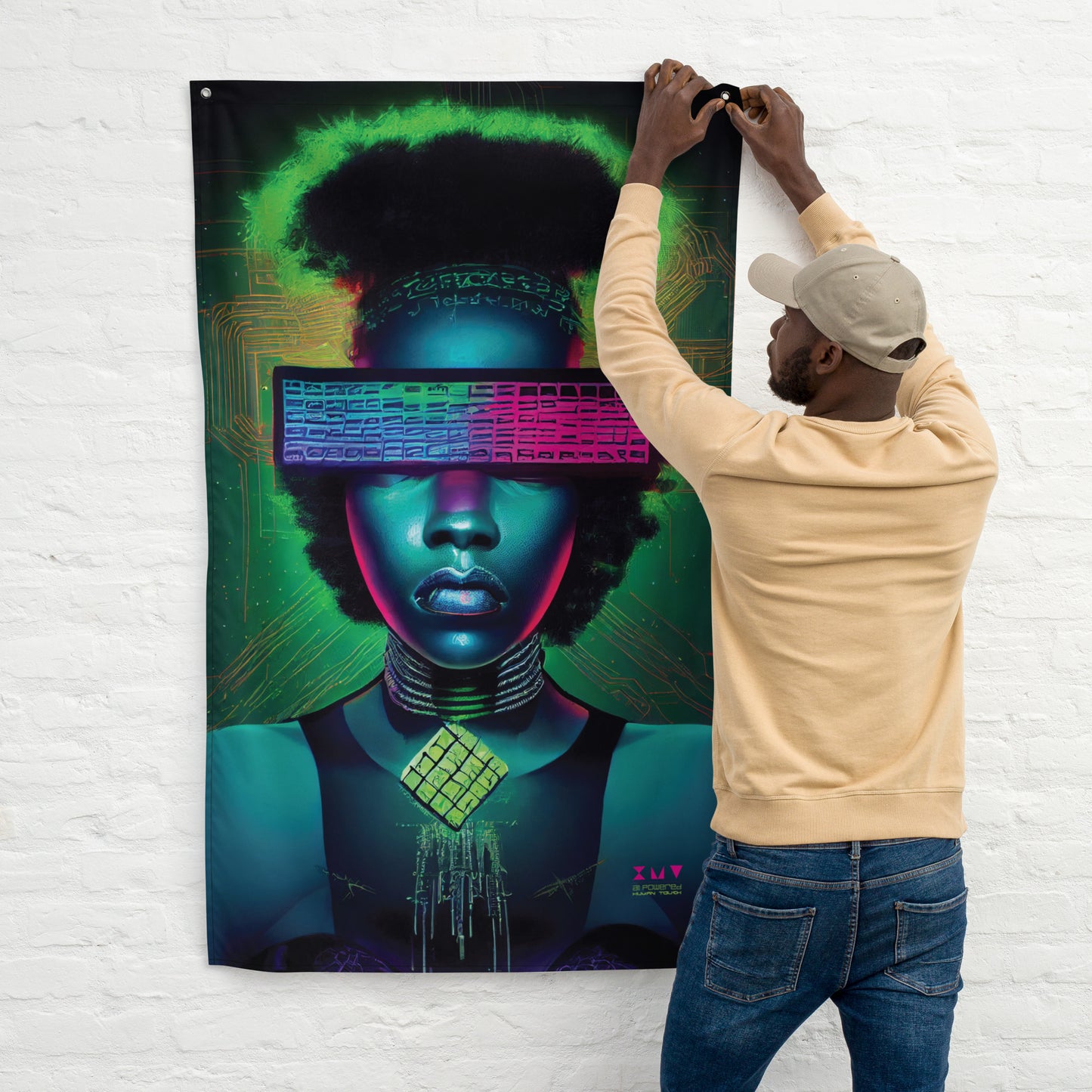 Afro Futurism: Hellraiser Queen Visor