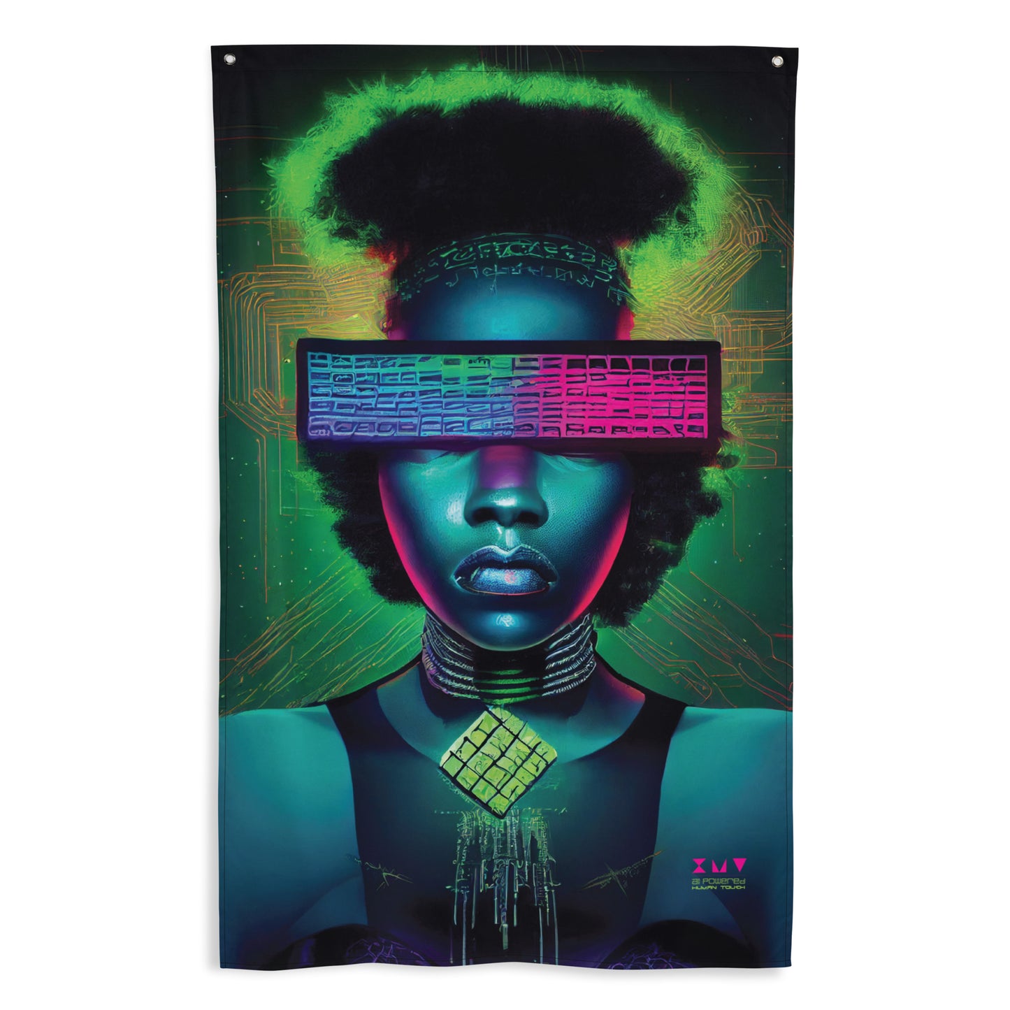 Afro Futurism: Hellraiser Queen Visor