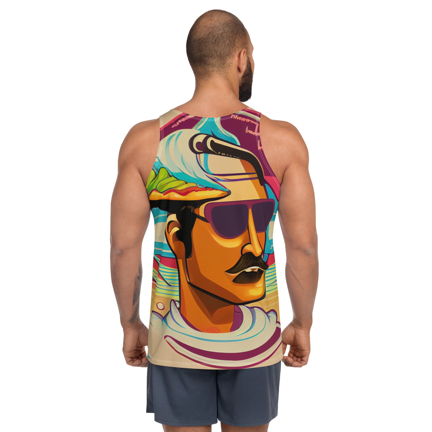 Taco Surf Dude Tank Top